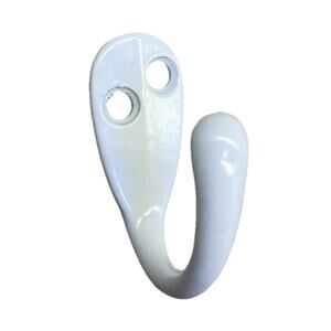 Lot Of 4. Gatehouse Single Prong Robe Hook #0308950 White {84}